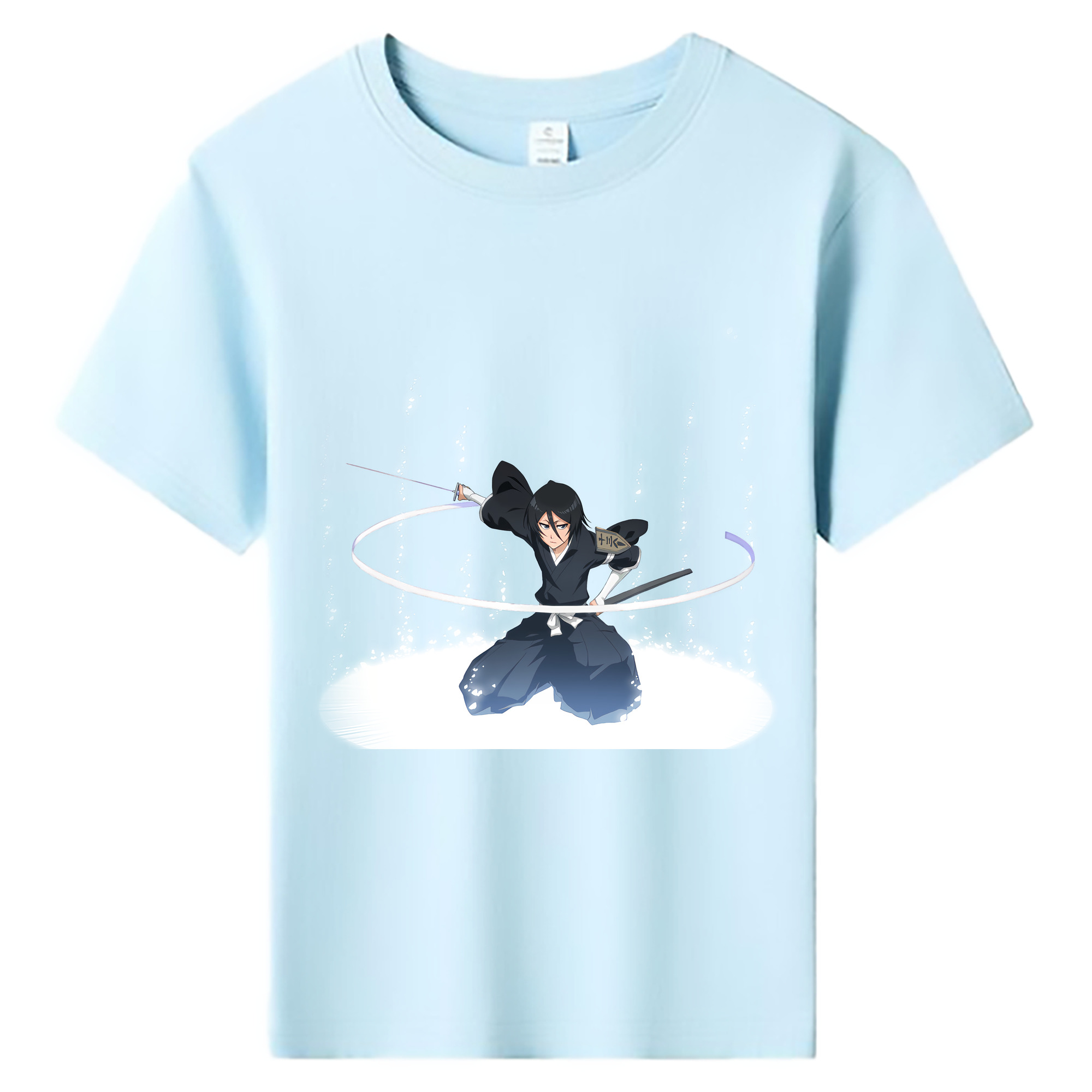（画像用） ブリーチ 朽木ルキア BLEACH Kuchiki Rukia 綿100％キッズTシャツ（フロントプリント）